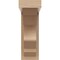 Ekena Millwork 3"W x 6"D x 9"H Classic Sheridan Rough Cedar Woodgrain TimberThane Corbel, Primed Tan CORUR03X06X09SHERCPR - alternate 2